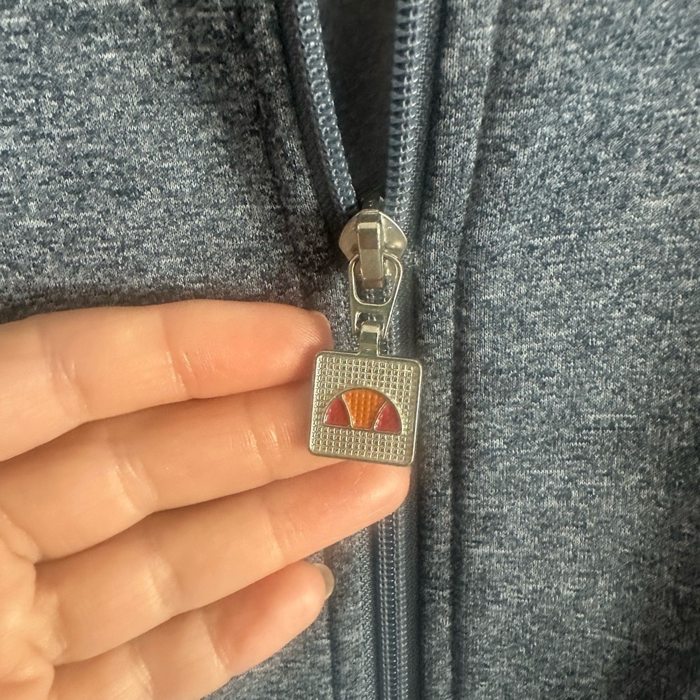 Ellesse Gray Zip-Up Hoodie - Picture 7 of 9